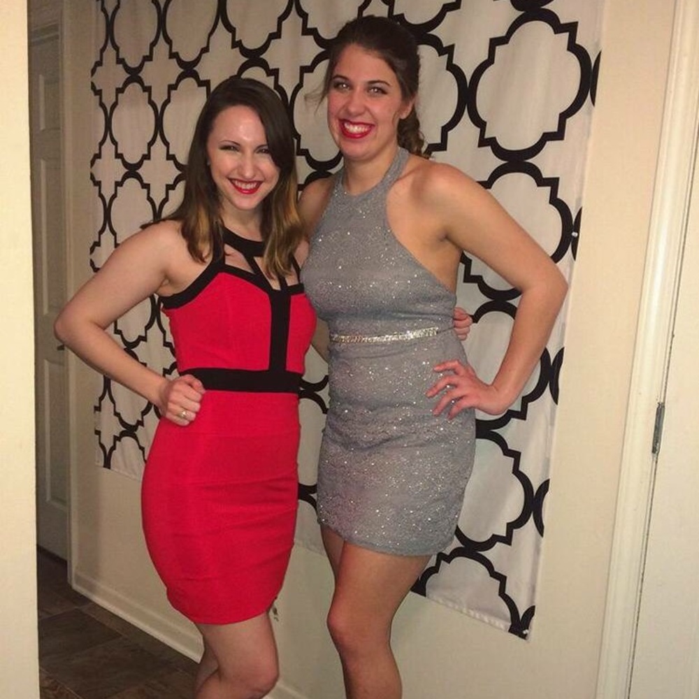 Short Red Strappy Number